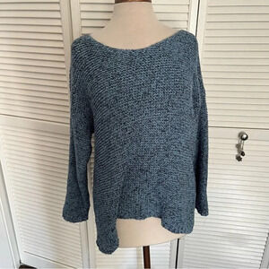 J Jill pure Jill blue sweater knit large petite